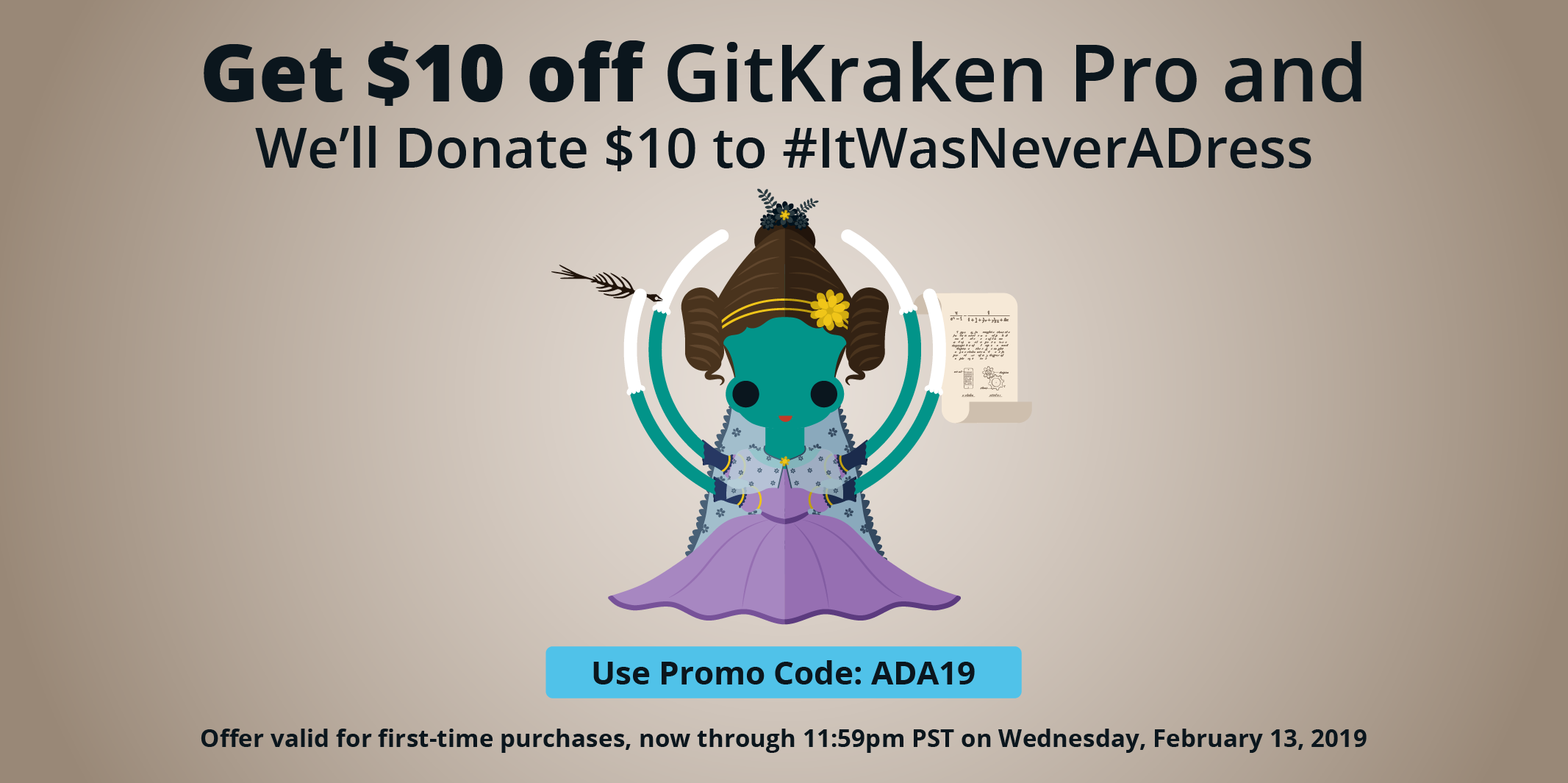 $10 off Pro + $10 donated to #ItWasNeverADress